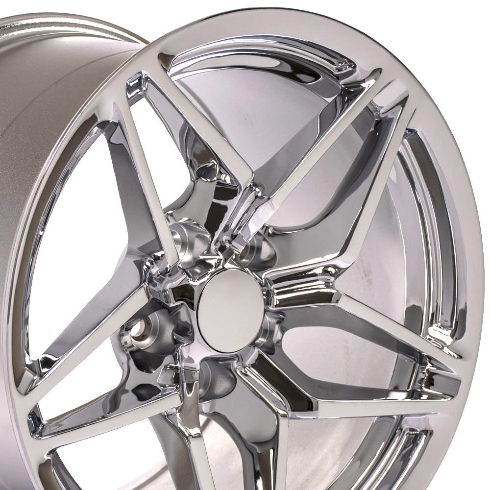 17" Replica CV31 fits Chevrolet Corvette C7 ZR1 17x11 Chrome-SR1 Performance