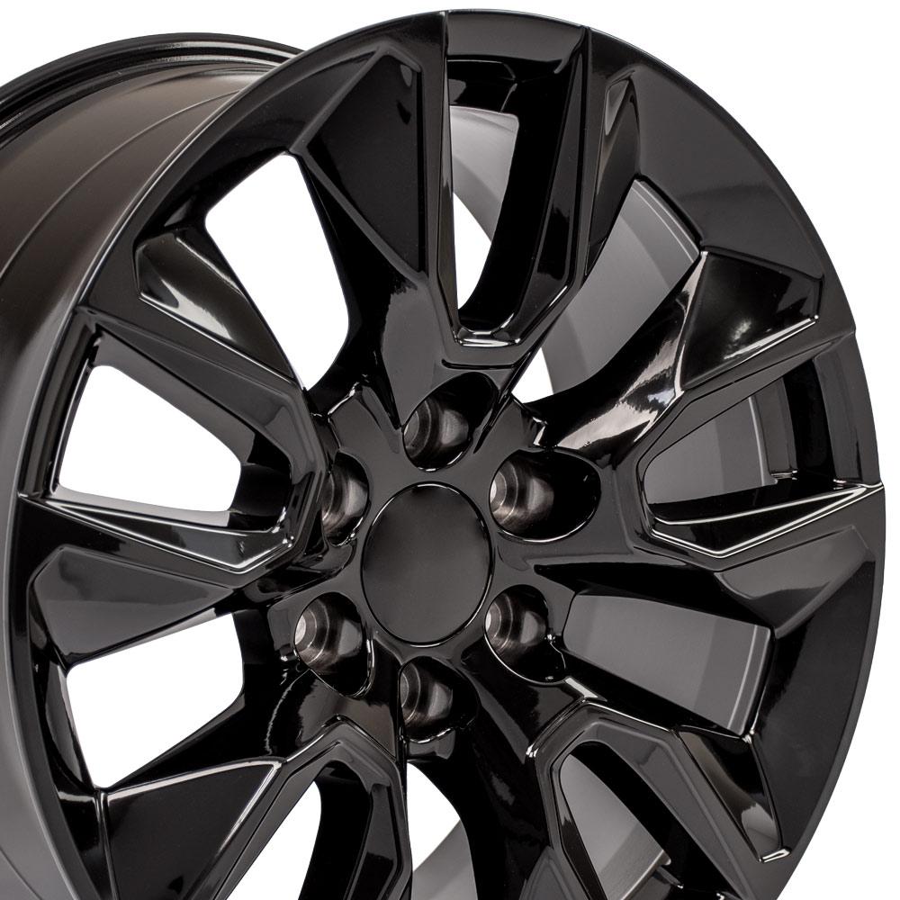 20" Replica CV32 fits Chevrolet Silverado 20x9 Black-SR1 Performance
