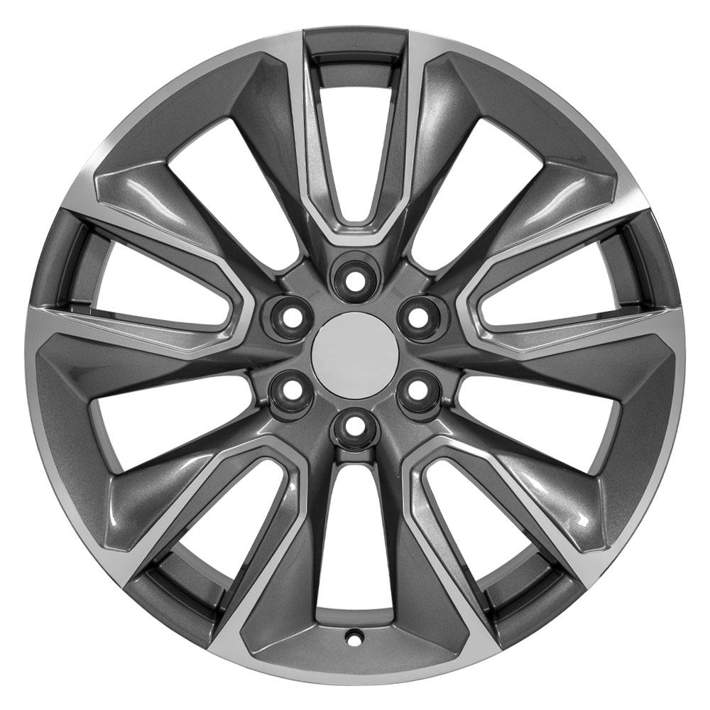 22" Replica CV32 fits Chevrolet Silverado 1500 22x9 Gunmetal-SR1 Performance