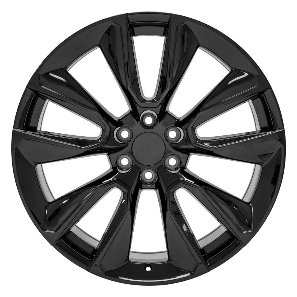 24" Replica CV32 fits Chevrolet Silverado 1500 24x10 Black-SR1 Performance