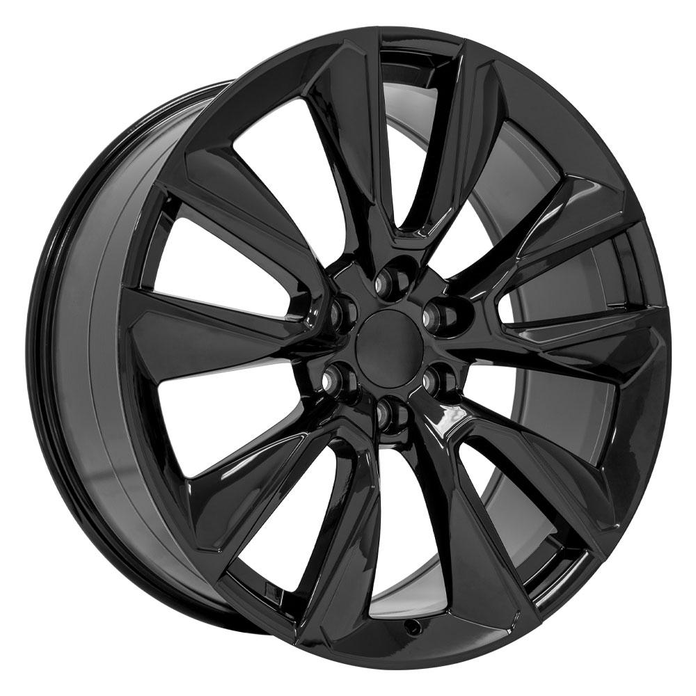 24" Replica CV32 fits Chevrolet Silverado 1500 24x10 Black-SR1 Performance