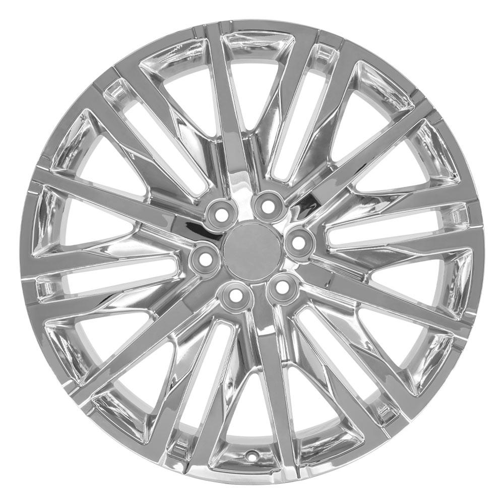 24" Replica CV33 fits GMC Sierra 1500 24x10 Chrome-SR1 Performance