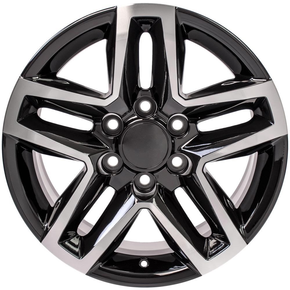 18" Replica CV34B fits Chevrolet Silverado 18x8.5 Machined-SR1 Performance