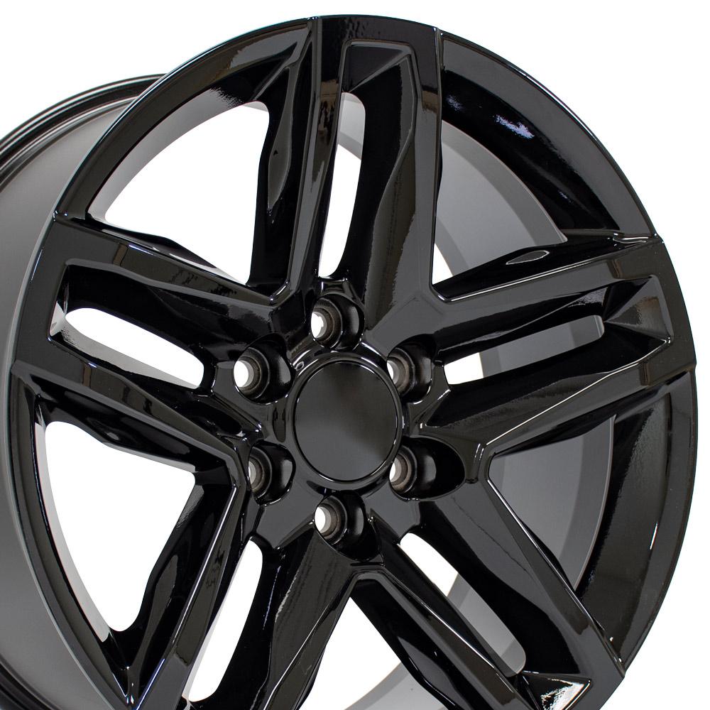 20" Replica CV34B fits Chevrolet Silverado 1500 20x9 Gloss Black-SR1 Performance