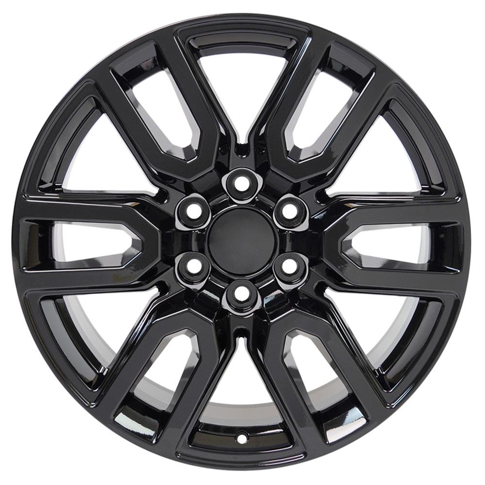 20" Replica CV36 fits GMC Sierra 20x9 Black-SR1 Performance