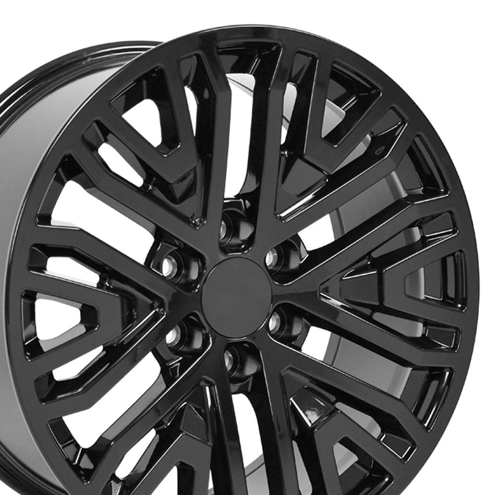 20" Replica CV37 fits GMC Sierra 1500 20x9 Gloss Black-SR1 Performance