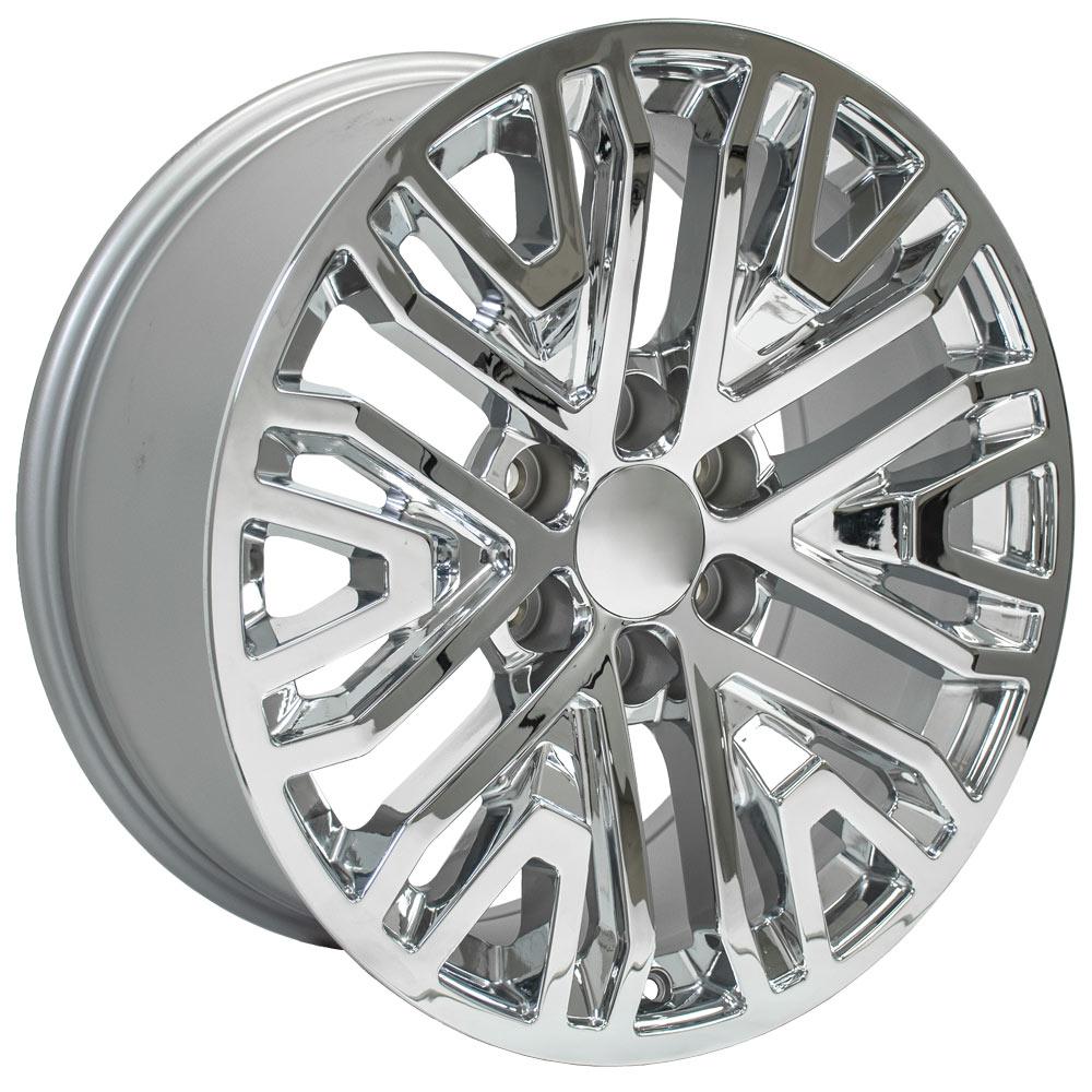 20" Replica CV37 fits GMC Sierra 1500 20x9 Chrome-SR1 Performance