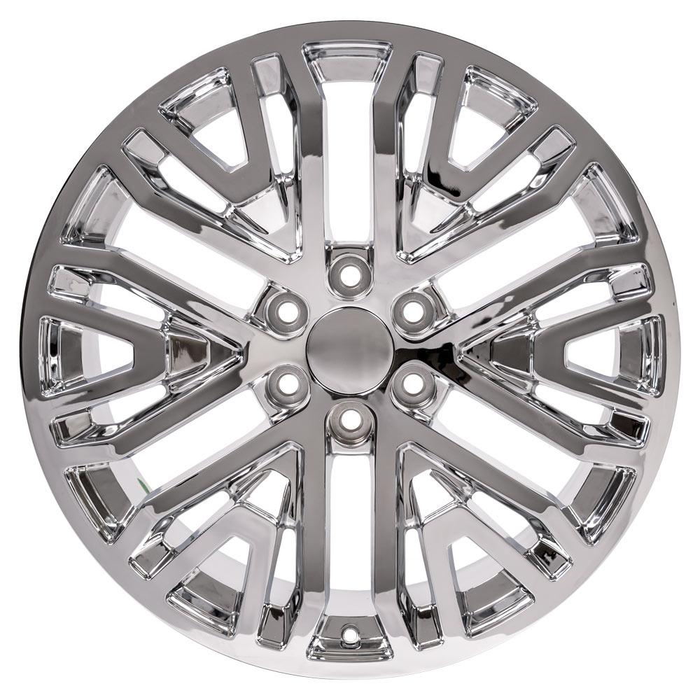 22" Replica CV37 fits GMC Sierra 22x9 Chrome-SR1 Performance