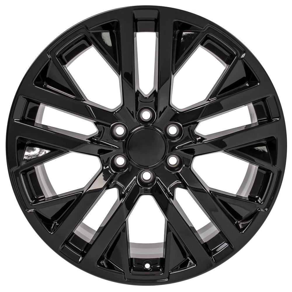 22" Replica CV38 fits GMC Sierra 22x9 Black-SR1 Performance