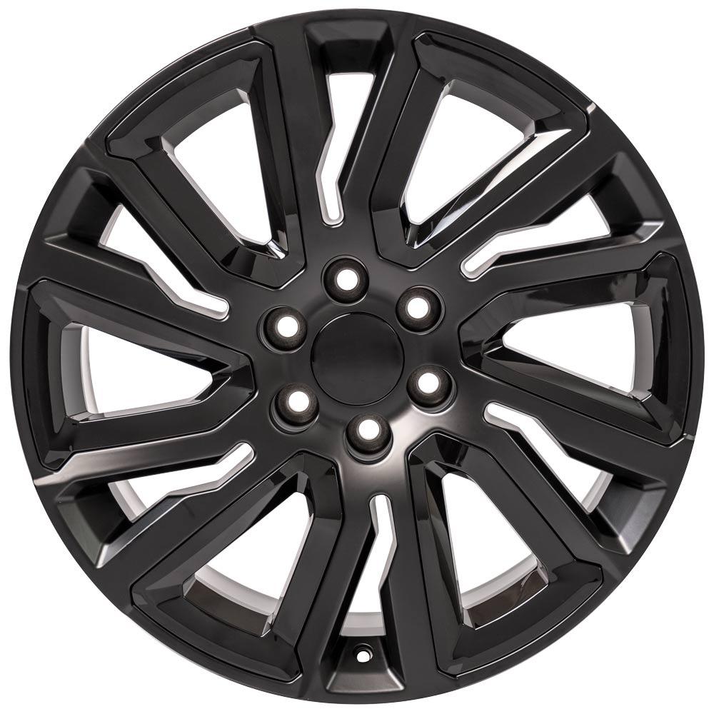 22" Replica CV39 fits GMC Sierra 22x9 Satin w/Black-SR1 Performance