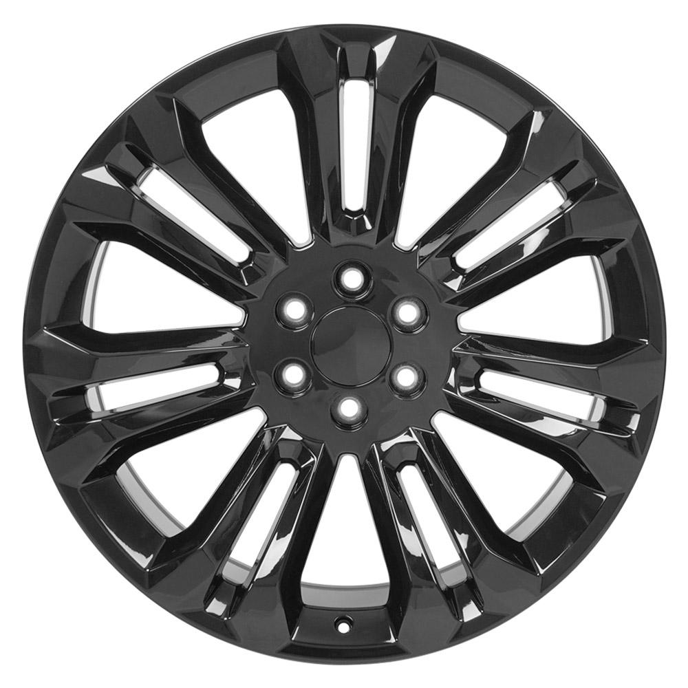 24" Replica CV43 fits Chevrolet Silverado 1500 24x10 Gloss Black-SR1 Performance