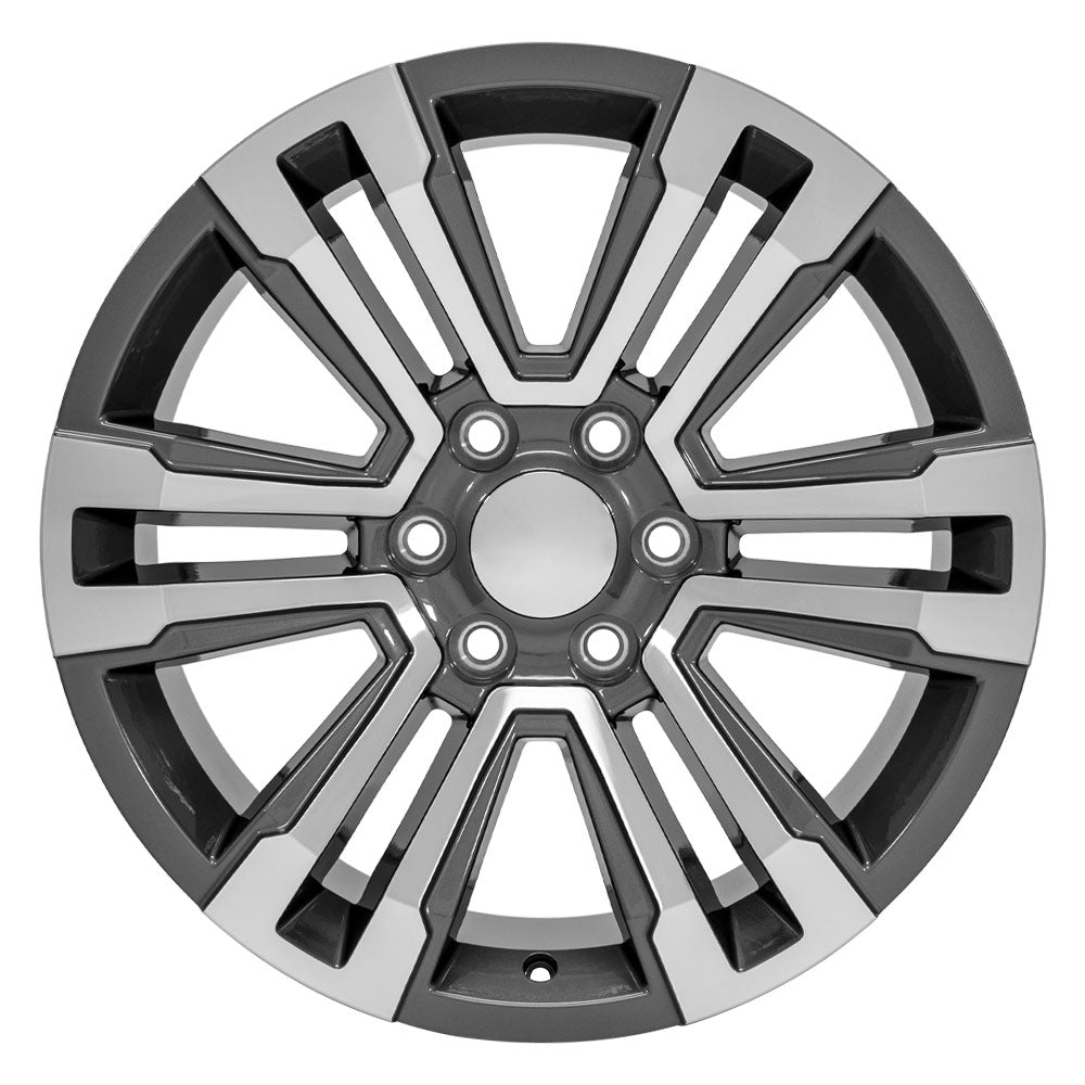 20" Replica CV44 fits GMC Yukon Denali 20x9 Gunmetal Machined-SR1 Performance