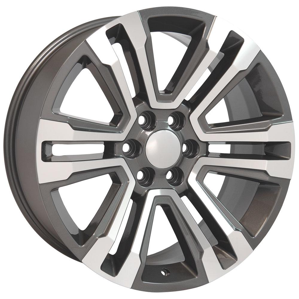 22" Replica CV44 fits GMC Yukon 22x9 Hyper Mach'd-SR1 Performance