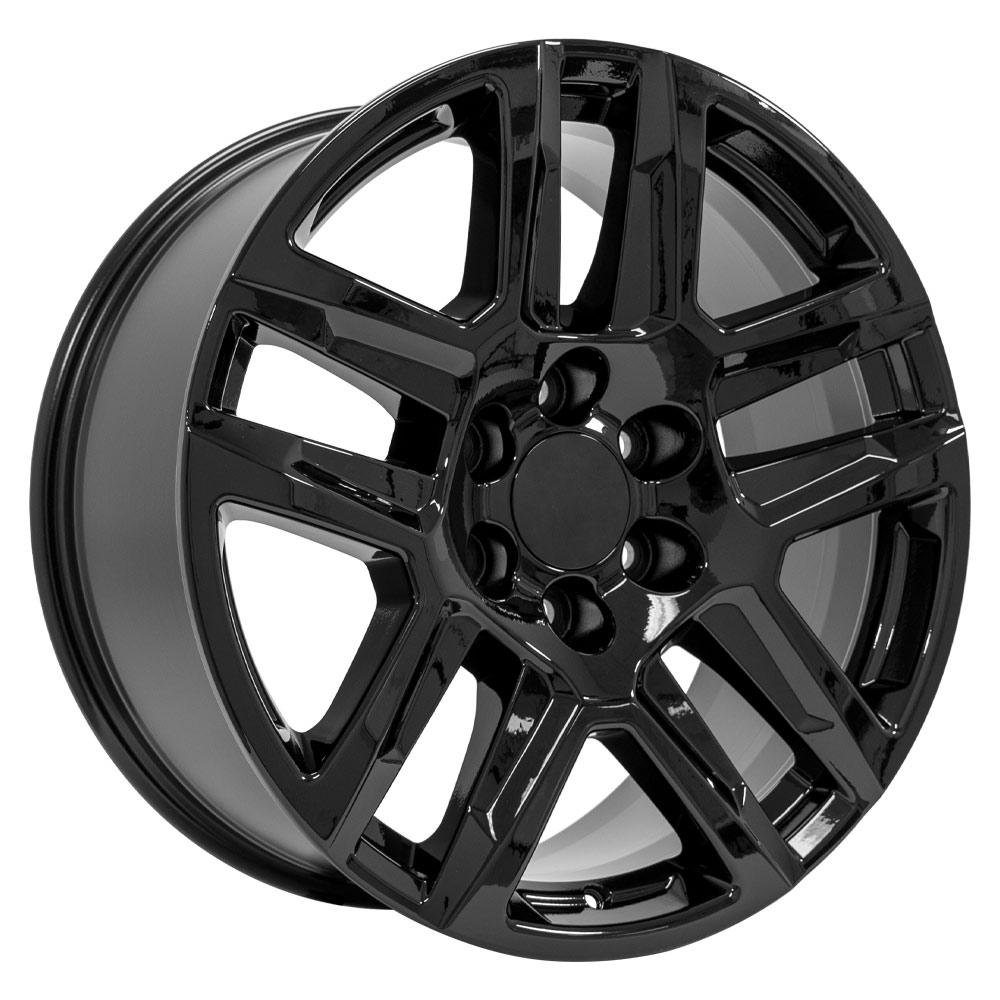 20" Replica CV63 fits Chevrolet Silverado 1500 20x9 Gloss Black-SR1 Performance