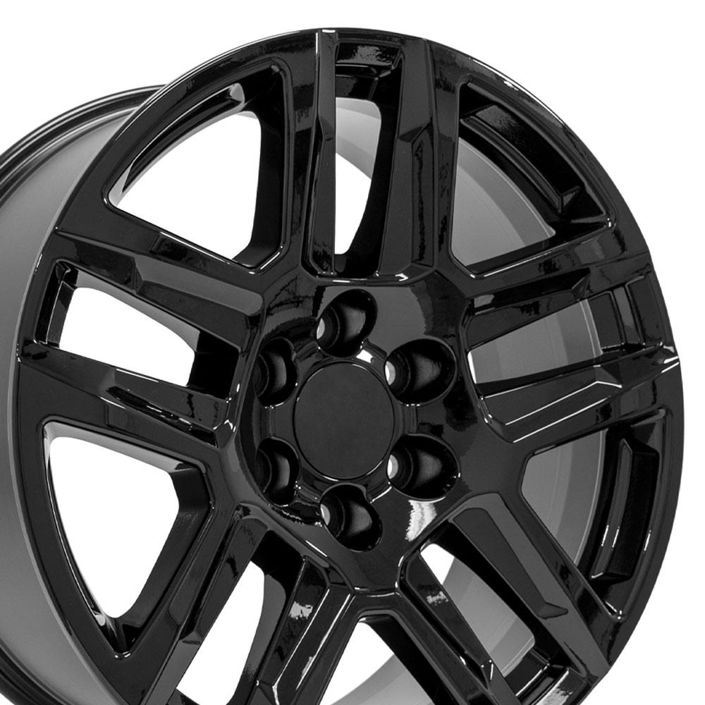 20" Replica CV63 fits Chevrolet Silverado 1500 20x9 Gloss Black-SR1 Performance