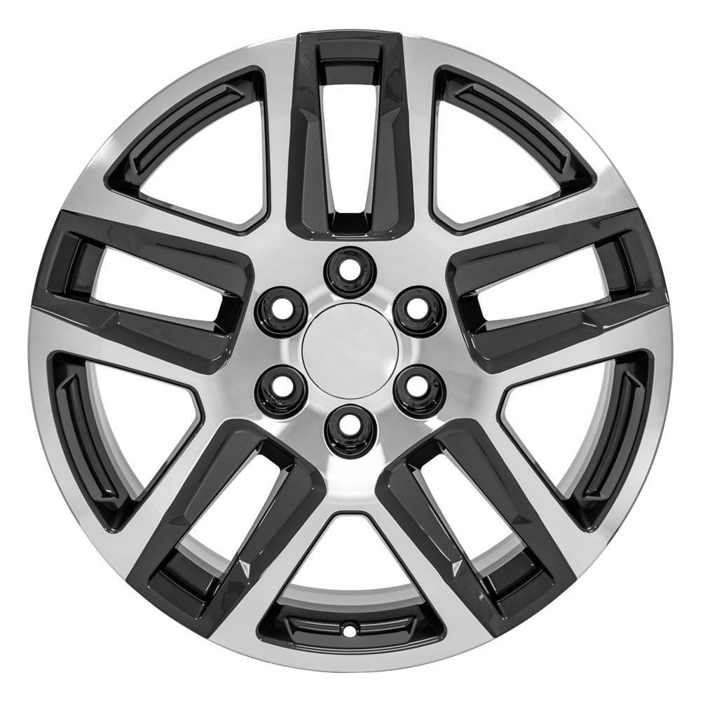 20" Replica CV63 fits Chevrolet Silverado 1500 20x9 Gunmetal Machined-SR1 Performance