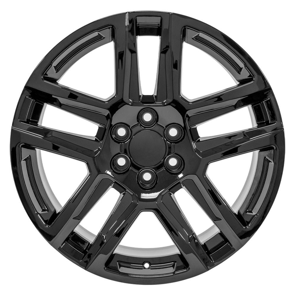 22" Replica CV63 fits Chevrolet Silverado 1500 22x9 Gloss Black-SR1 Performance