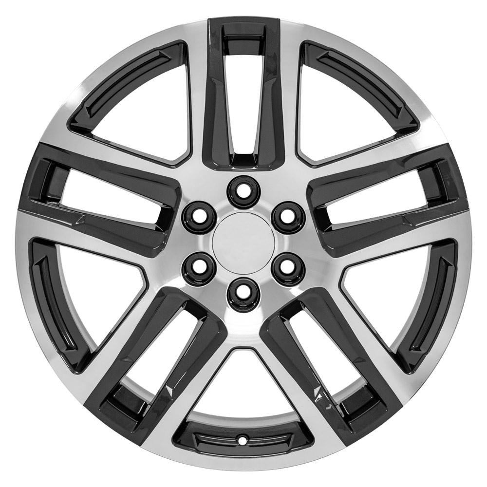 22" Replica CV63 fits Chevrolet Silverado 1500 22x9 Gunmetal Machined-SR1 Performance