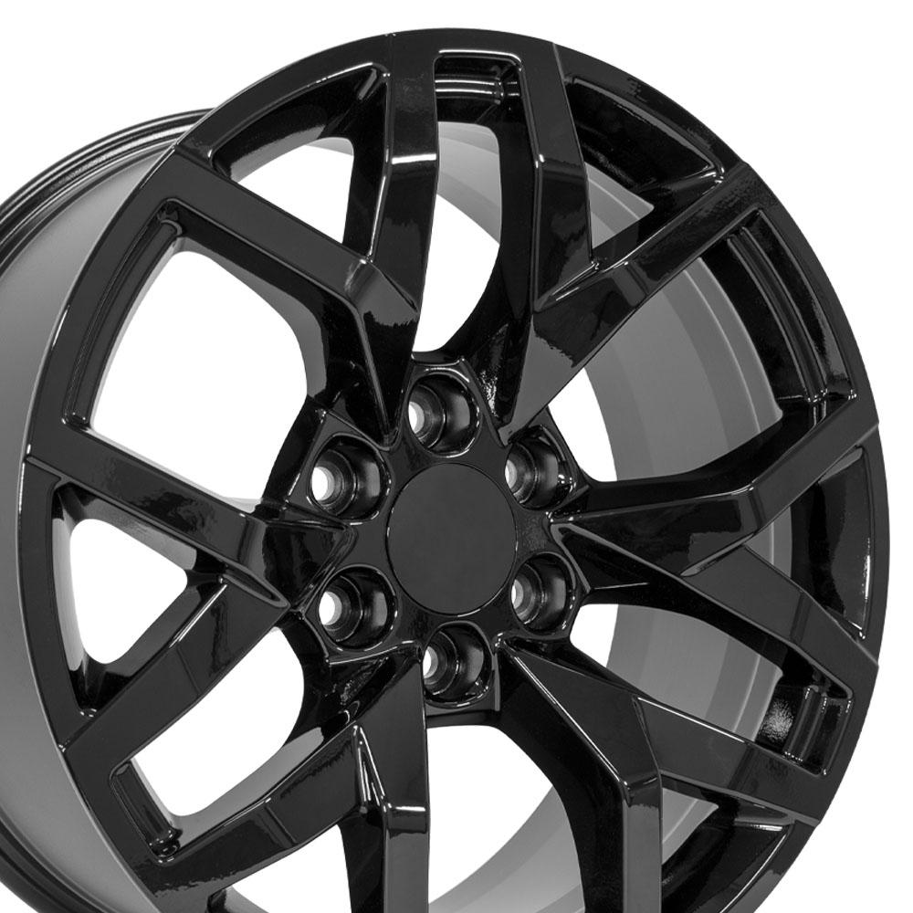 22" Replica CV66 fits Chevrolet Suburban 1500 22x9 Gloss Black-SR1 Performance