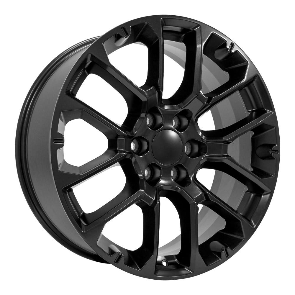 22" Replica CV67 fits Chevrolet Suburban 1500 22x9 Satin Black-SR1 Performance