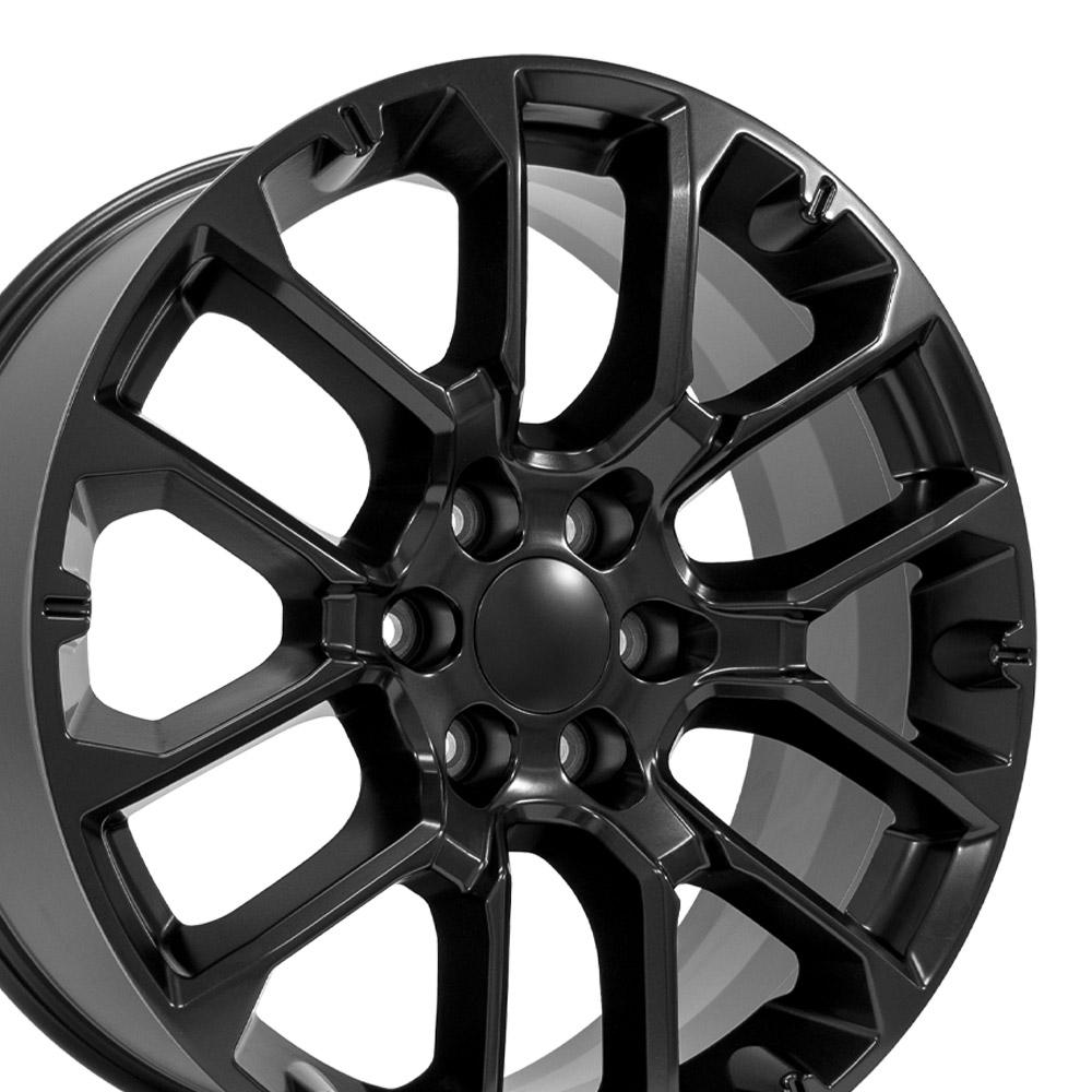 22" Replica CV67 fits Chevrolet Suburban 1500 22x9 Satin Black-SR1 Performance