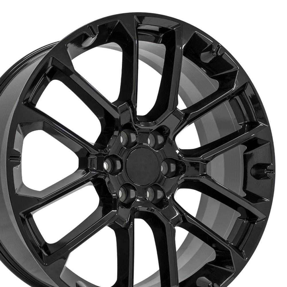 24" Replica CV67 fits Chevrolet Suburban 1500 24x10 Gloss Black-SR1 Performance