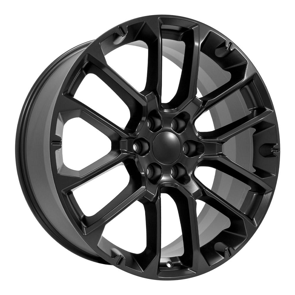 24" Replica CV67 fits Chevrolet Suburban 1500 24x10 Satin Black-SR1 Performance