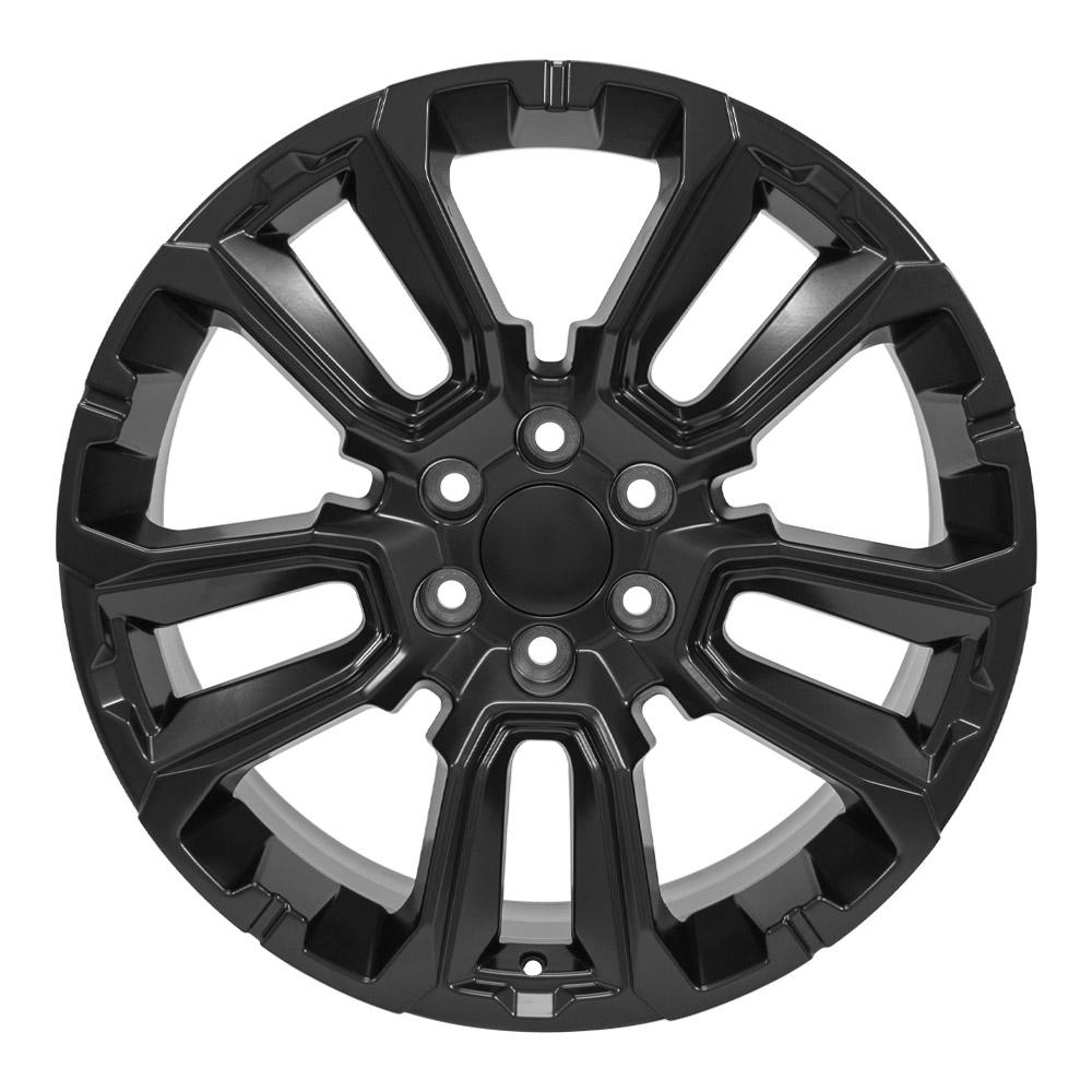 22" Replica CV68 fits Chevrolet Suburban 1500 22x9 Satin Black-SR1 Performance