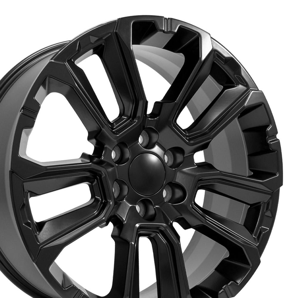 22" Replica CV68 fits Chevrolet Suburban 1500 22x9 Satin Black-SR1 Performance
