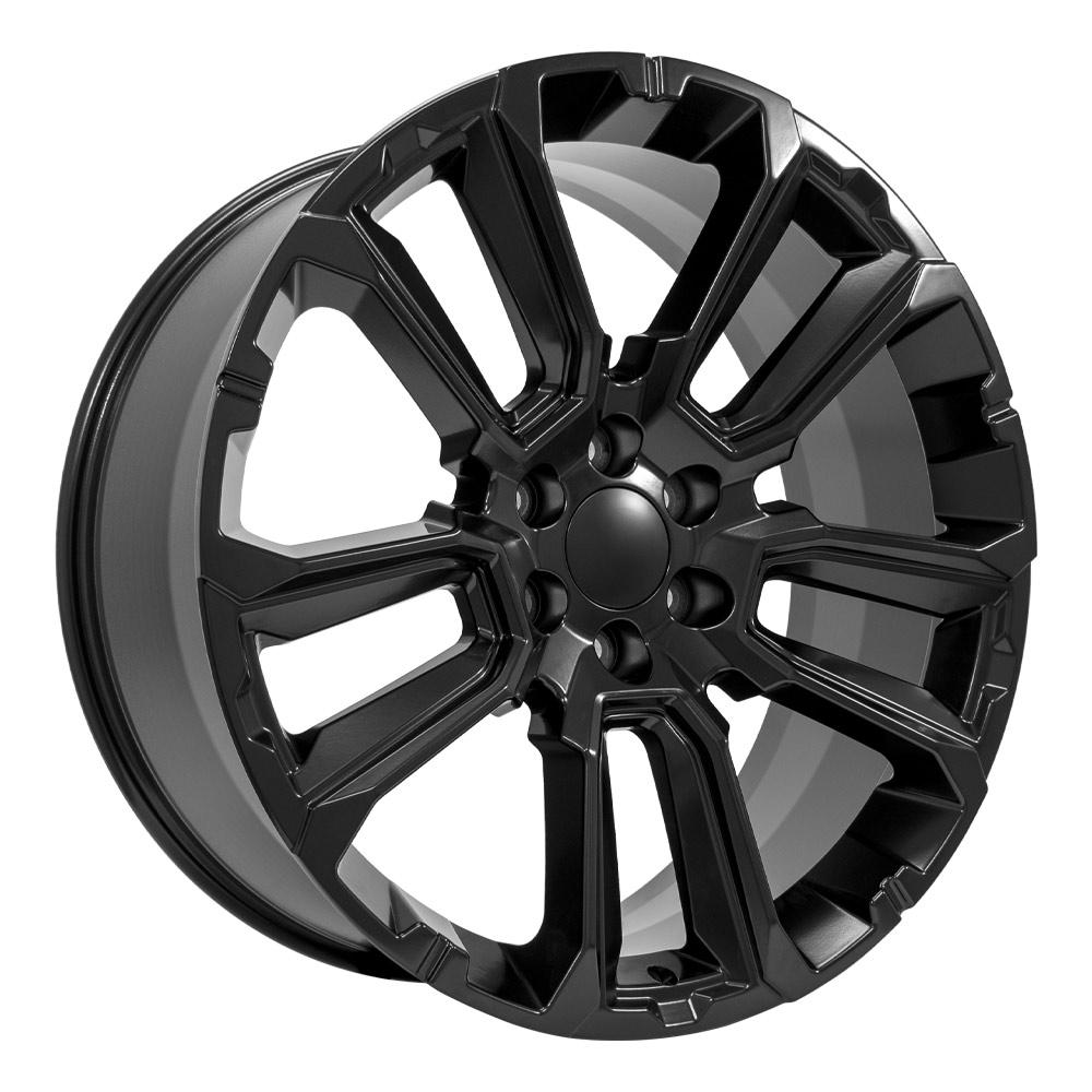 24" Replica CV68 fits Chevrolet Suburban 1500 24x10 Satin Black-SR1 Performance