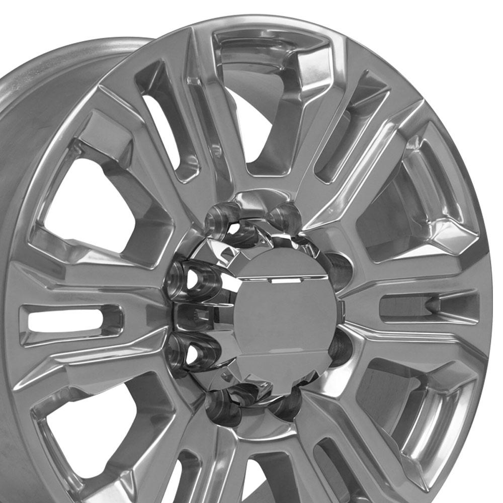 20" Replica CV70A fits GMC Sierra 2500 3500 HD Denali 20x8.5 Polished-SR1 Performance