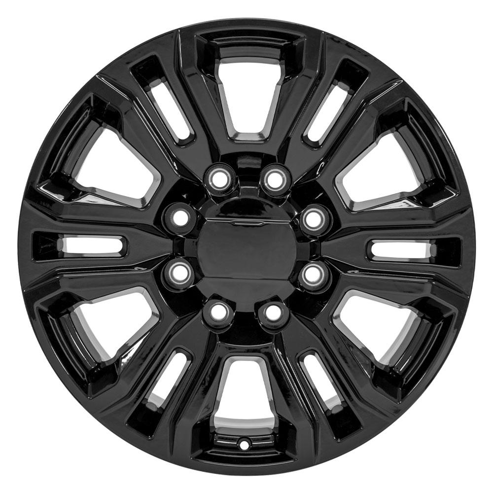 20" Replica CV70B fits GMC Sierra 2500 3500 HD Denali 20x8.5 Gloss Black-SR1 Performance