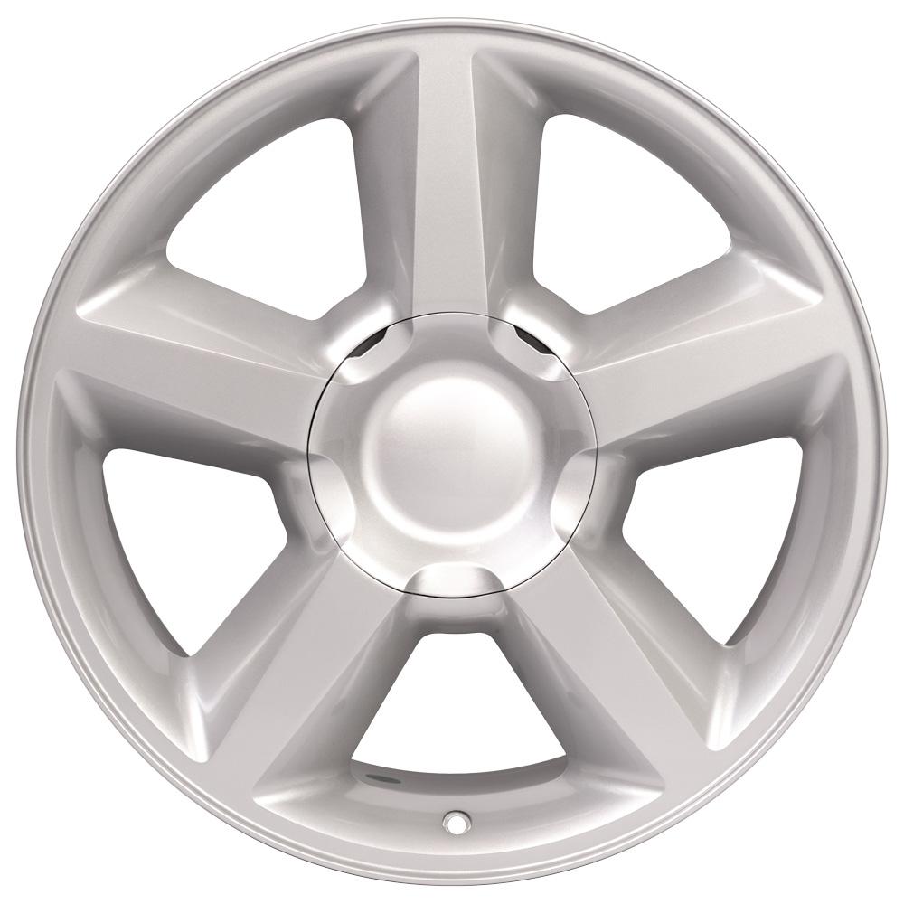 20" Replica CV83 fits Chevrolet Tahoe 20x8.5 Silver-SR1 Performance