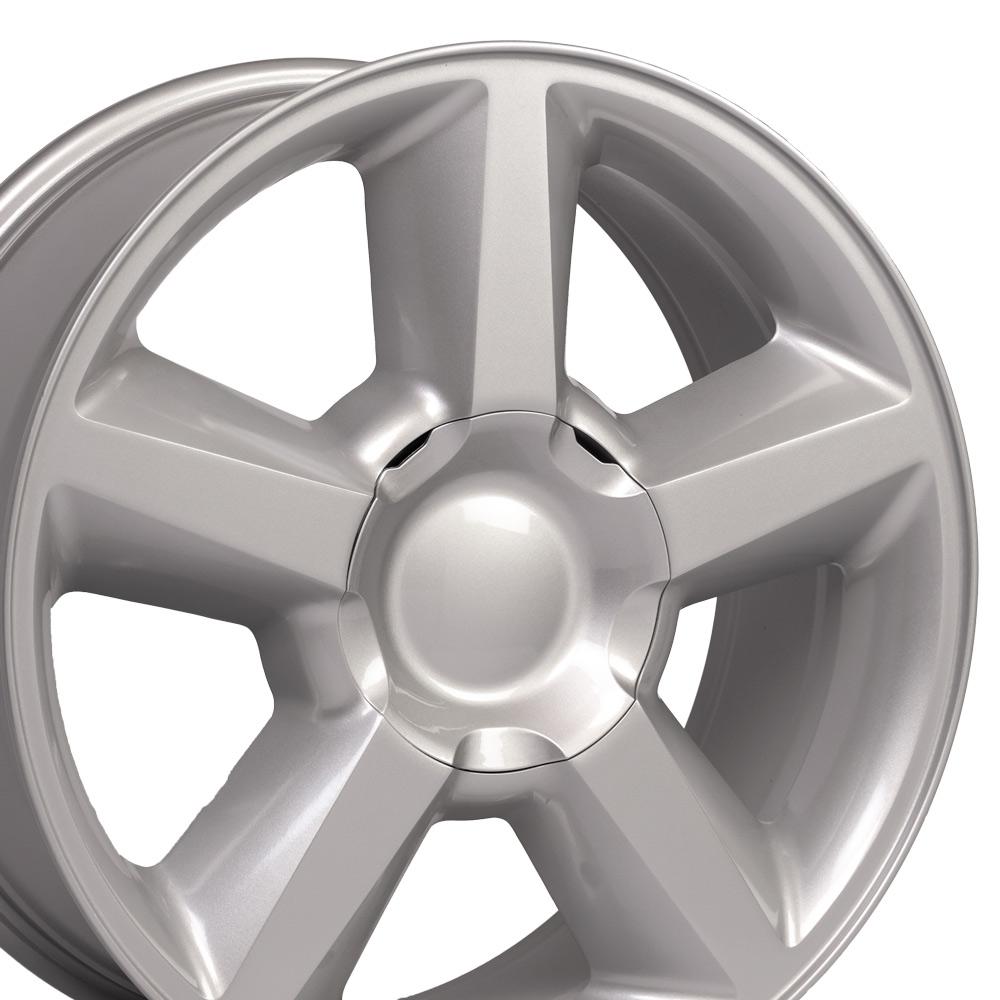 20" Replica CV83 fits Chevrolet Tahoe 20x8.5 Silver-SR1 Performance