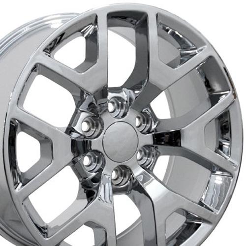 22" Replica CV92 fits GMC Sierra 22x9 Chrome-SR1 Performance