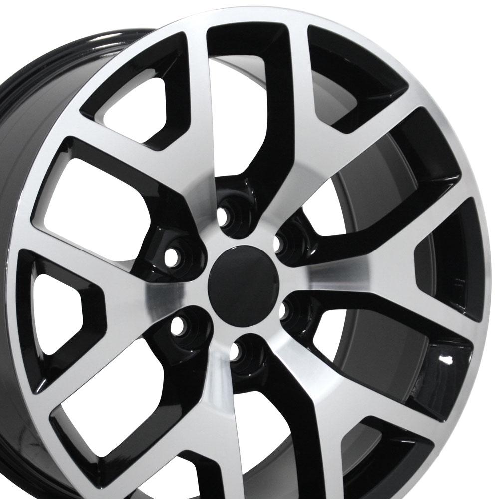 22" Replica CV92 fits GMC Sierra 22x9 Machined-SR1 Performance