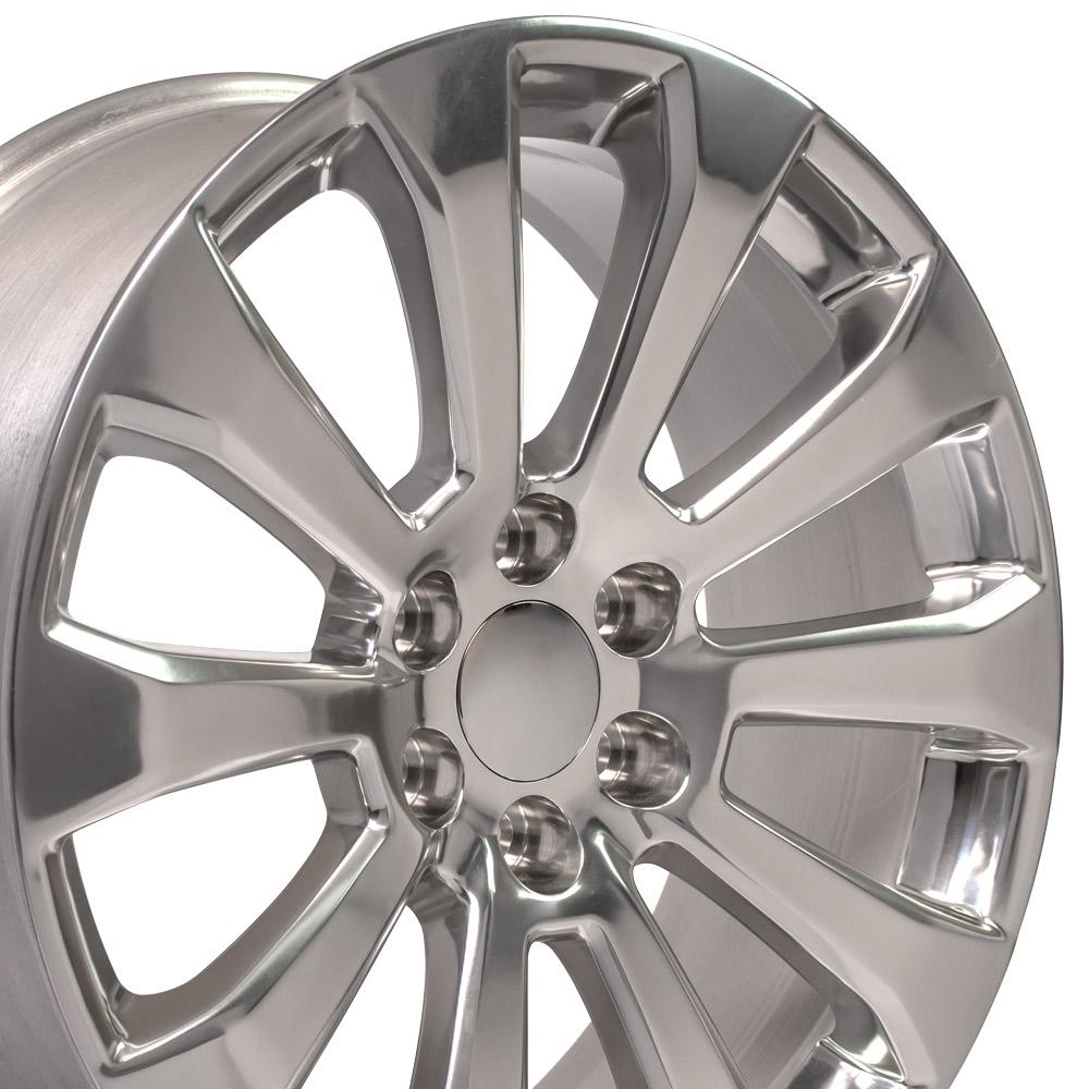 22" Replica CV95 fits Chevrolet Silverado 22x9 Polished-SR1 Performance
