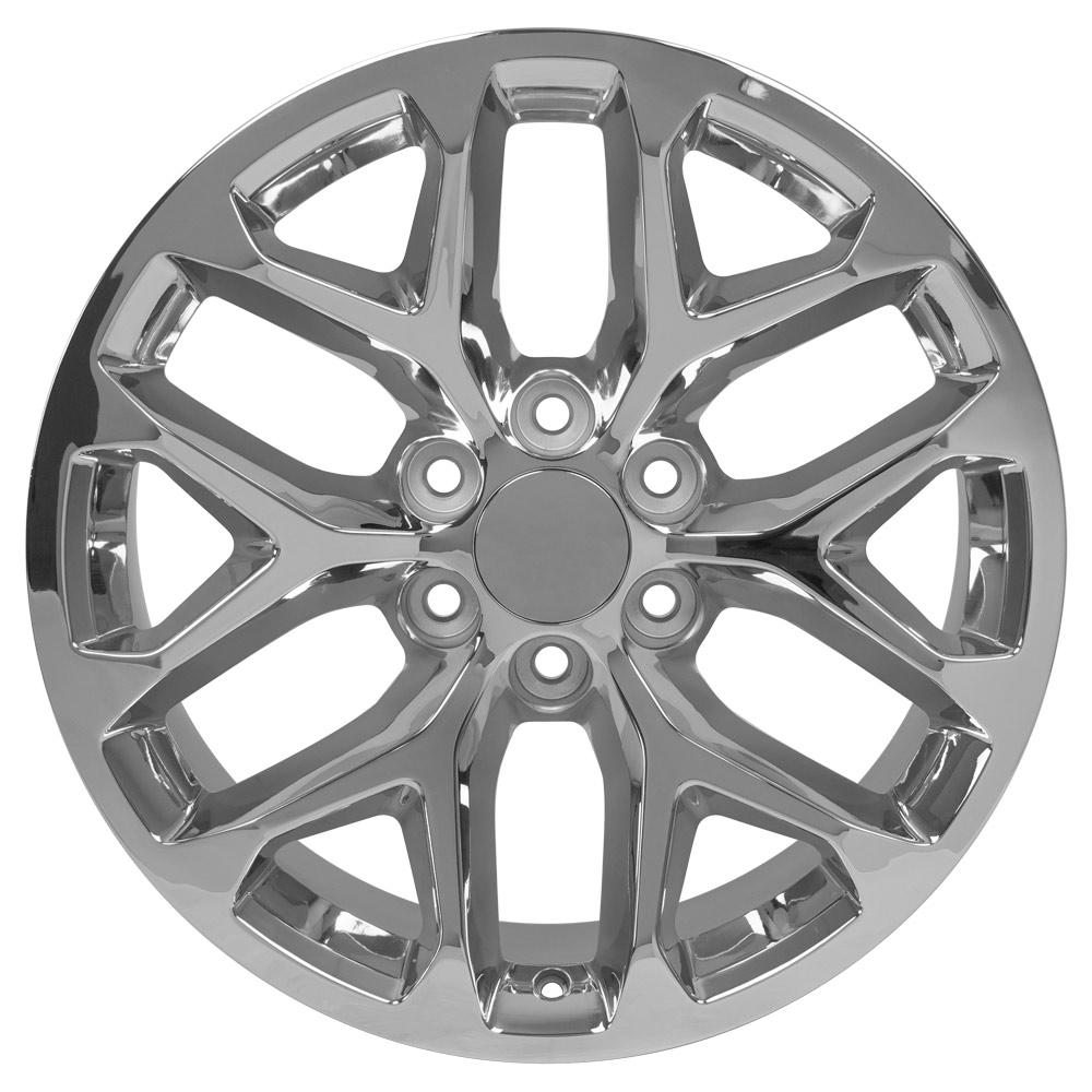 20" Replica CV98B fits Chevy Silverado 20x9 Chrome-SR1 Performance