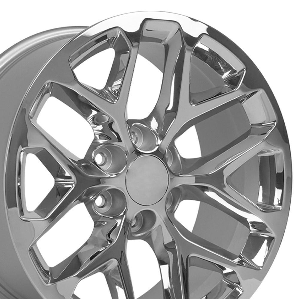 20" Replica CV98B fits Chevy Silverado 20x9 Chrome-SR1 Performance