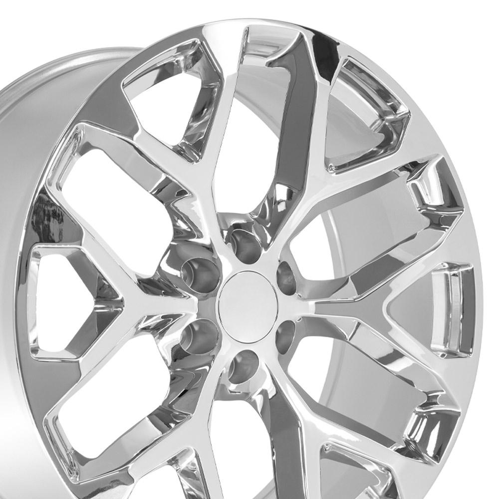 24" Replica CV98B fits Chevy Silverado 24x10 Chrome-SR1 Performance