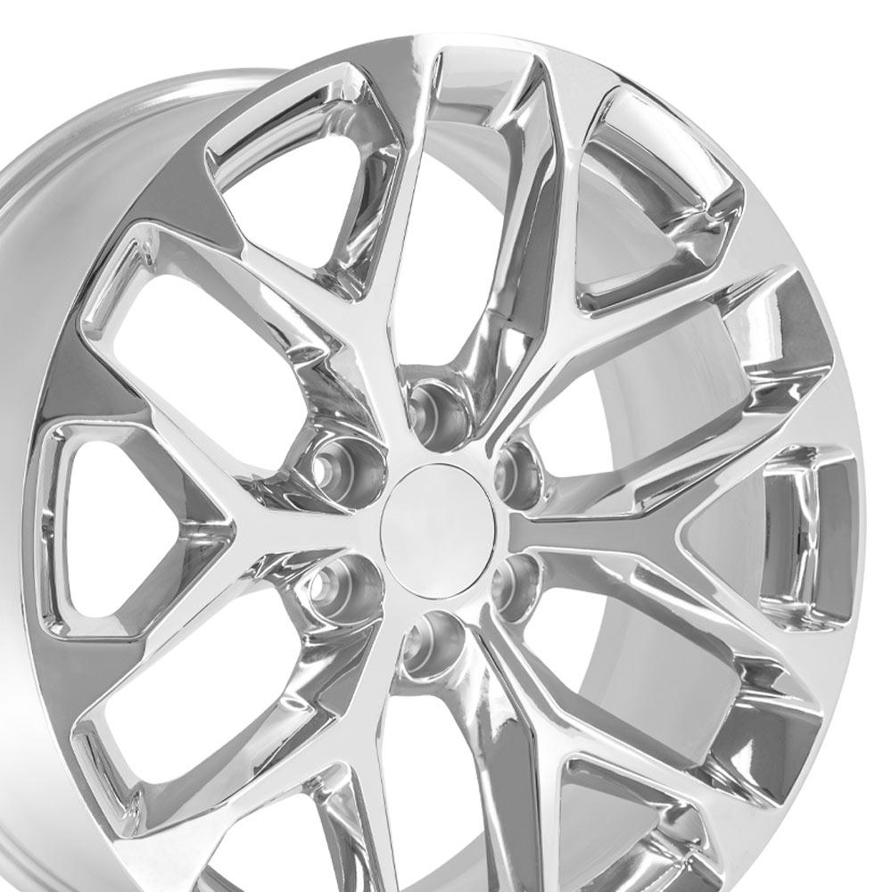 22" Replica CV98C fits Chevrolet Silverado 1500 22x9 Chrome-SR1 Performance