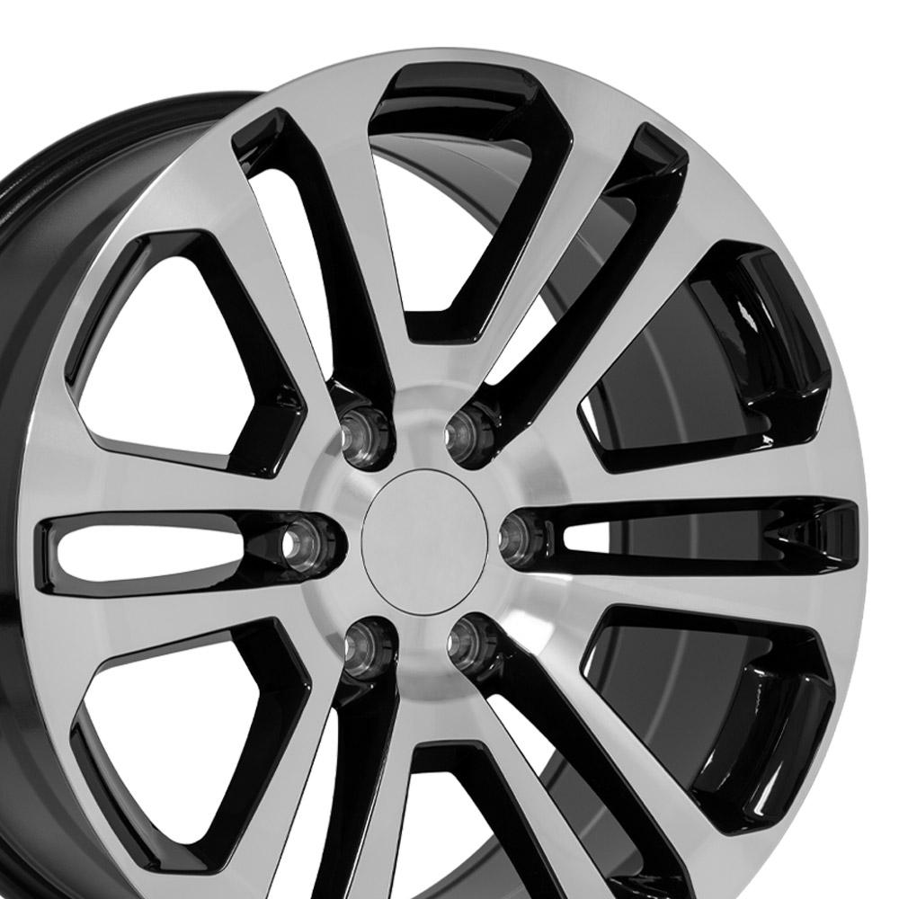 20" Replica CV99 fits GMC Sierra 20x9 Machined-SR1 Performance