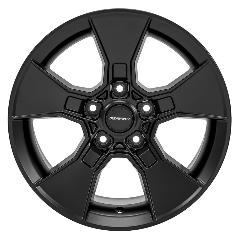 DEFIANT DF02 17x8.5 5x5" +12et in Satin Black-SR1 Performance