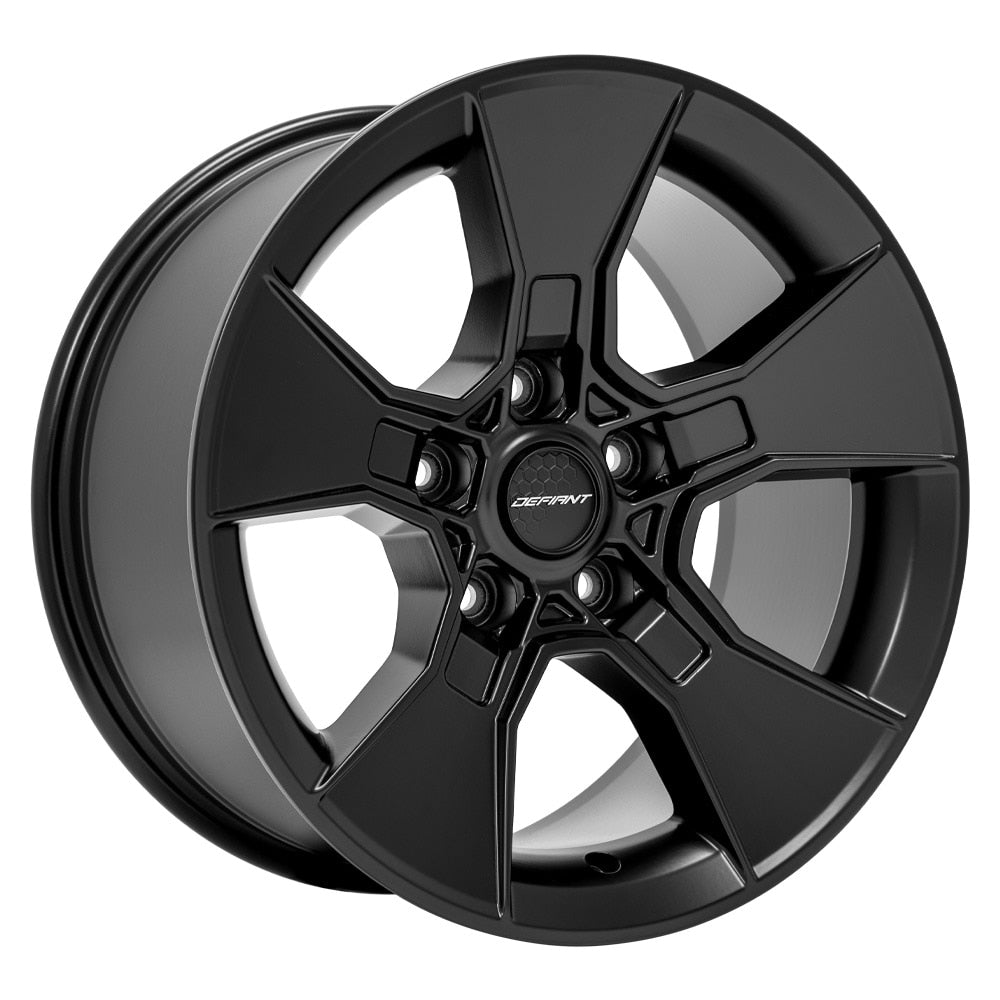 DEFIANT DF02 17x8.5 5x5" +12et in Satin Black-SR1 Performance