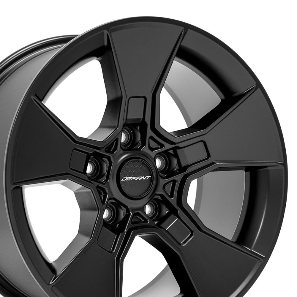 DEFIANT DF02 17x8.5 5x5" +12et in Satin Black-SR1 Performance