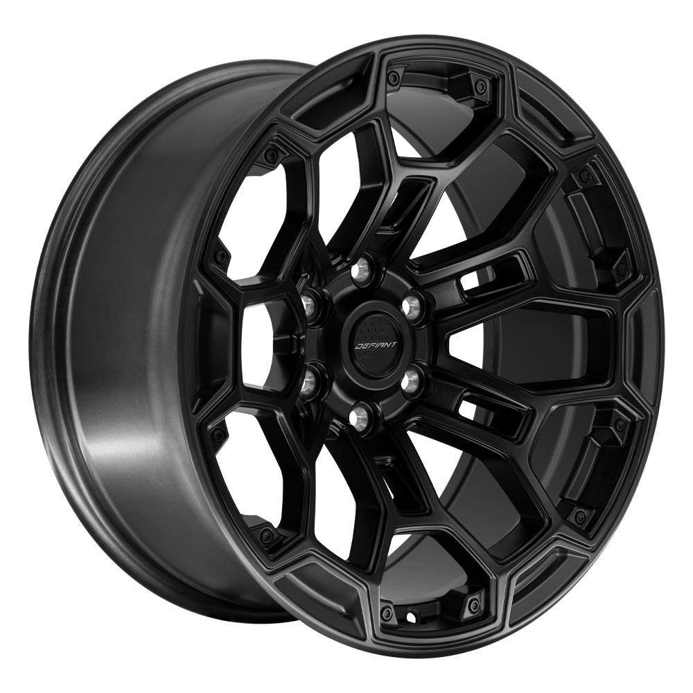 DEFIANT DF03 20x9 6x5.5" -12et in Satin Black w/ Satin Charcoal-SR1 Performance