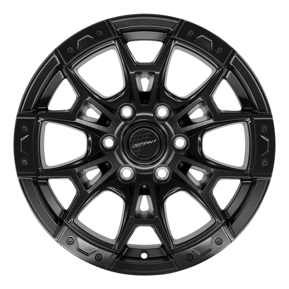 DEFIANT DF04 17x9 6x135mm +12et in Satin Black-SR1 Performance