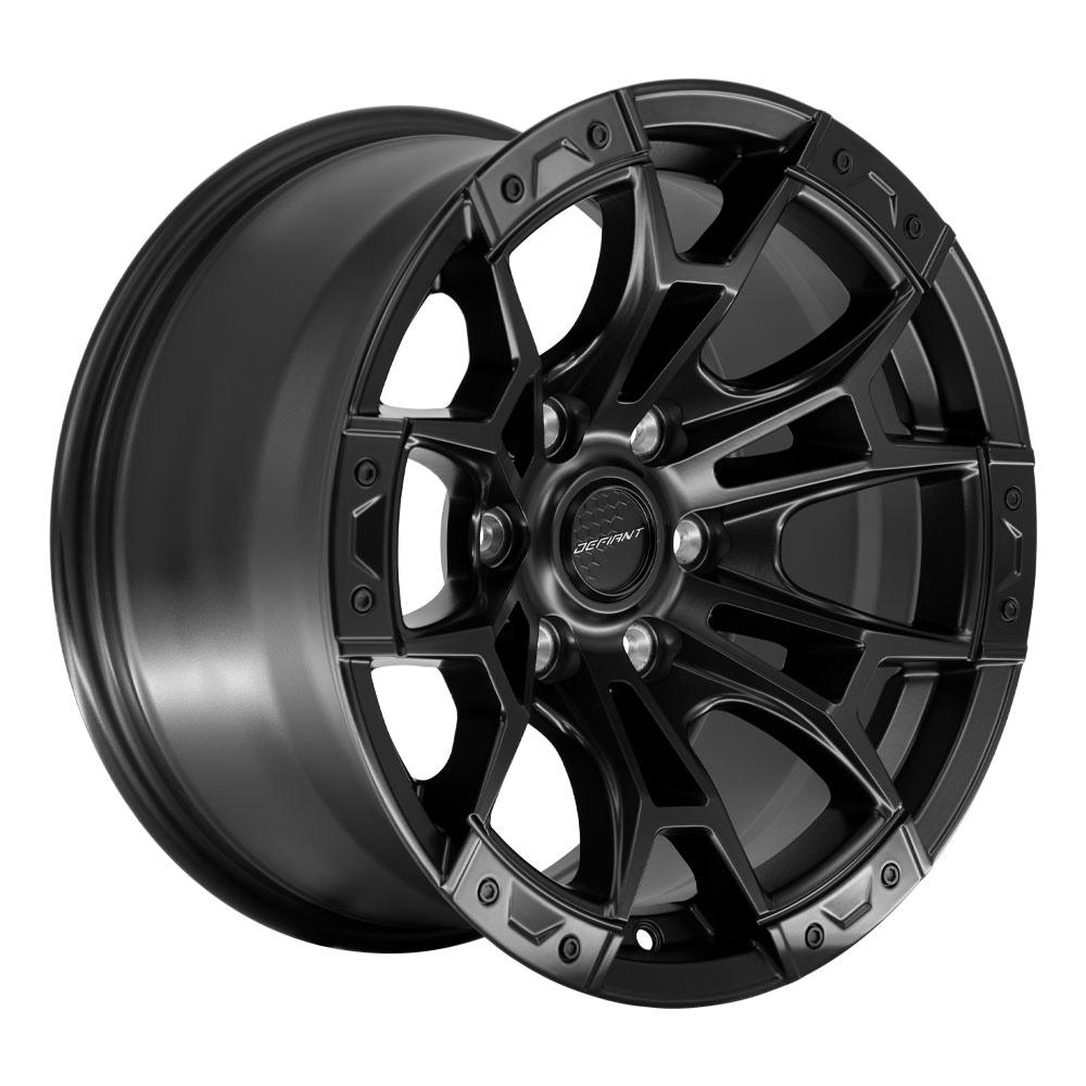 DEFIANT DF04 17x9 6x135mm +12et in Satin Black-SR1 Performance