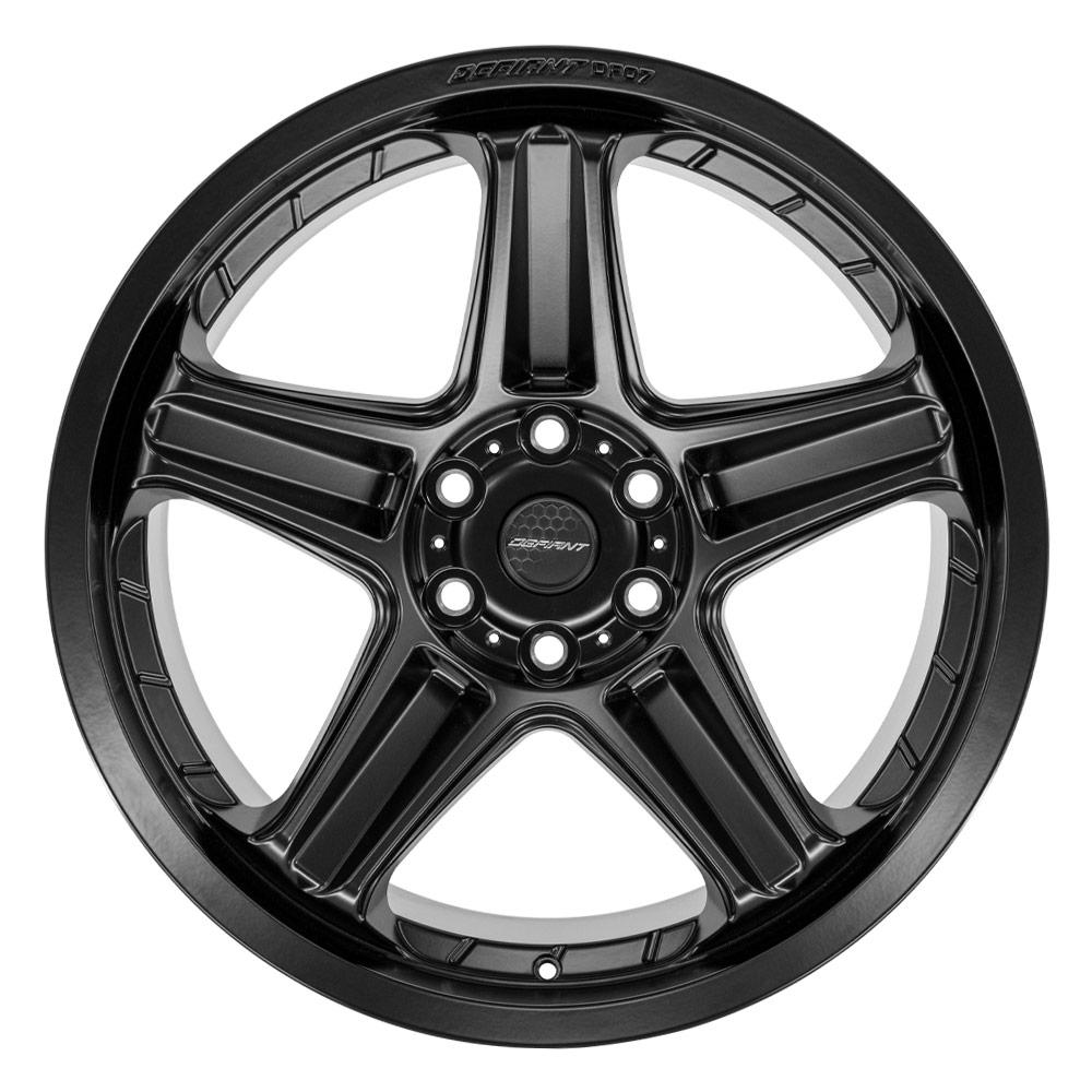 DEFIANT DF07 22x10 6x5.5" -12et in Satin Black-SR1 Performance
