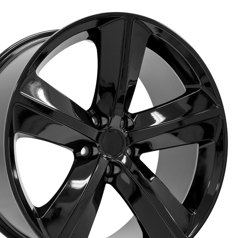 20" Replica DG05 fits Dodge Charger SRT 20x9 Black-SR1 Performance